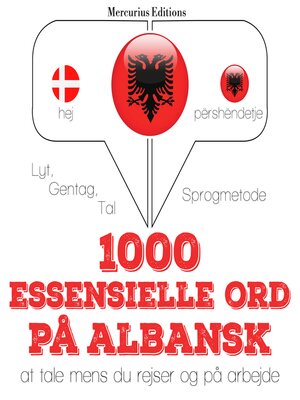 cover image of 1000 essentielle ord på albansk